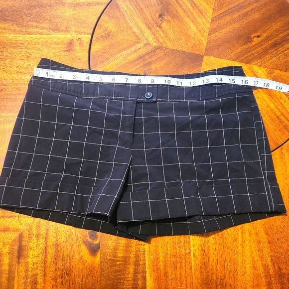 Maurices Black Shorts with White Stripes Size 9/10 - Picture 4 of 7